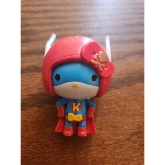 Hello Kitty "Super Kitty" Toki Doki X Sanrio 3 Inch Supper Hero Figure - Picture 1 of 3